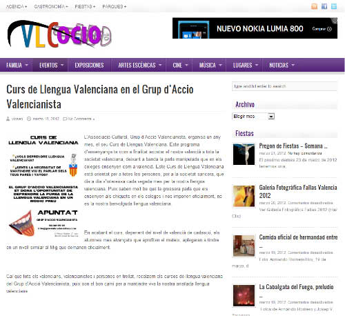 Curso de Lengua Valenciana