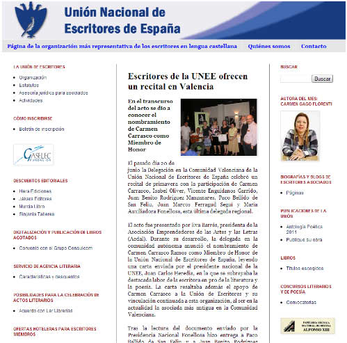 Recital, Bienvenida la Primavera de la UNEE