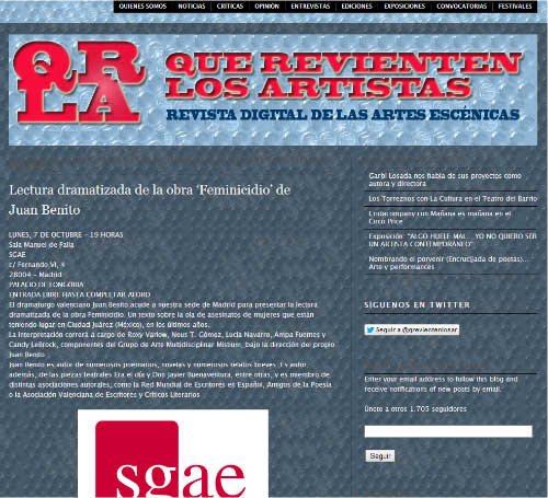 Feminicidio en QRLA