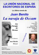Presentación de mi libro, La navaja de Occam, en Castellón