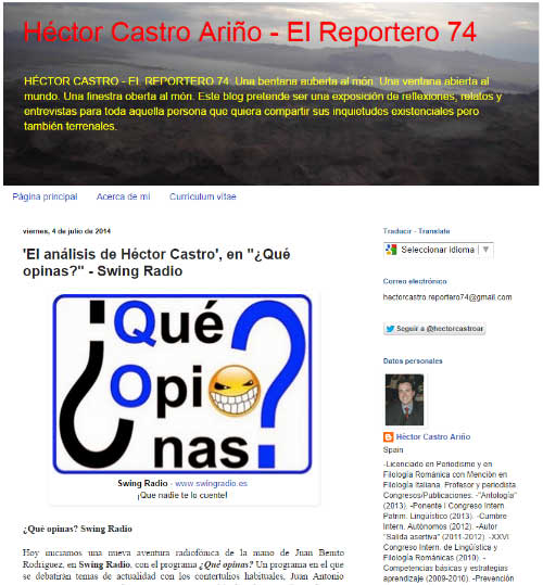 Blog de Héctor Castro
