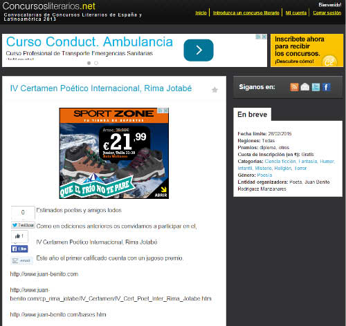 Concursos Literarios .net