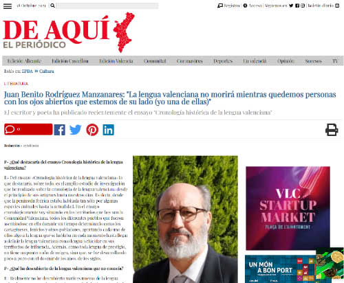 Entrevista a Juan Benito Rodríguez Manzanares