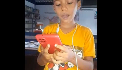 Recital en Rima Jotabé en la escuelita de Gerardo