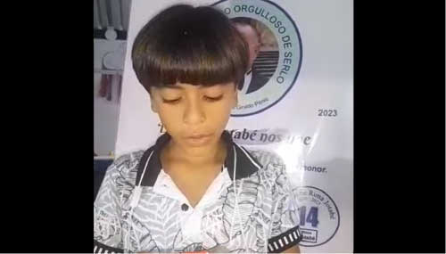 Recital en Rima Jotabé en la escuelita de Gerardo